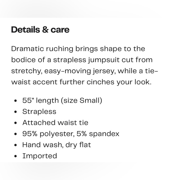 New! Strapless Jumpsuit - Picture 5 of 5